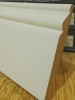 Baseboard white lacquered